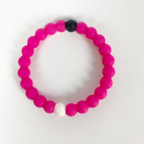 Hot Pink Lokai Bracelets Small - Set of 3 - Picture 3 of 7